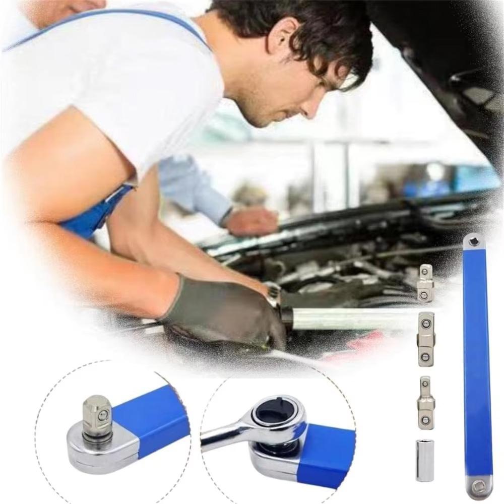 Automotive Combination Spanner Multifunctional Ratchet Wrench Tools Offset Wrench Clamps Tightening Bike Valve