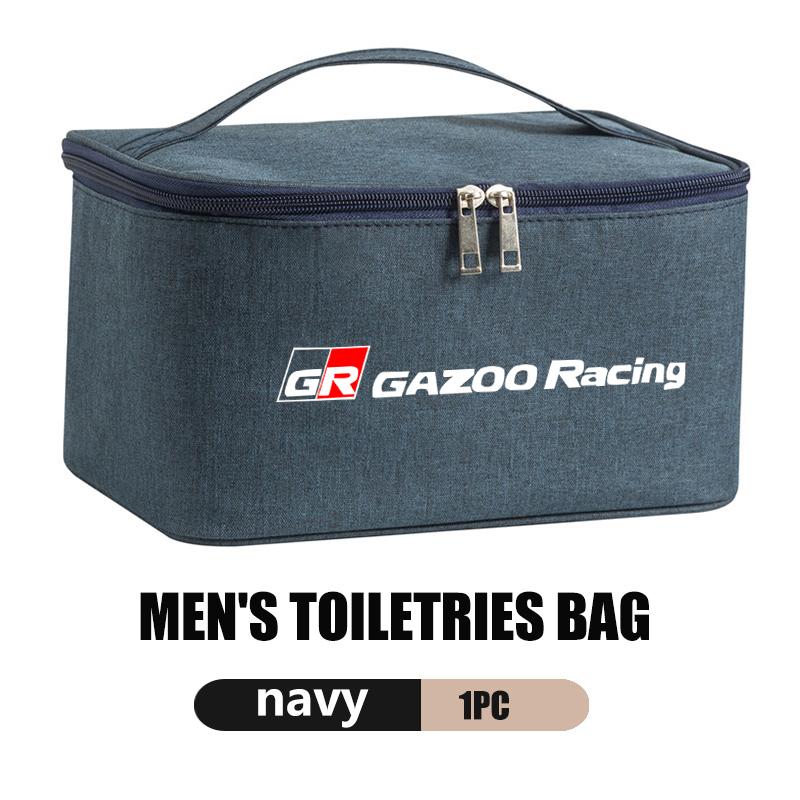 For Toyota Car Travel Portable Cosmetic Toiletries Bath Storage Bag GR sport Hilux Aygo TDR Yaris Corolla Rav4 CHR Auris