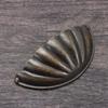 Wardrobe Cupboard Furniture Fittings Vintage Drawer Knobs Shell Shape Door Handles Cabinet Pulls