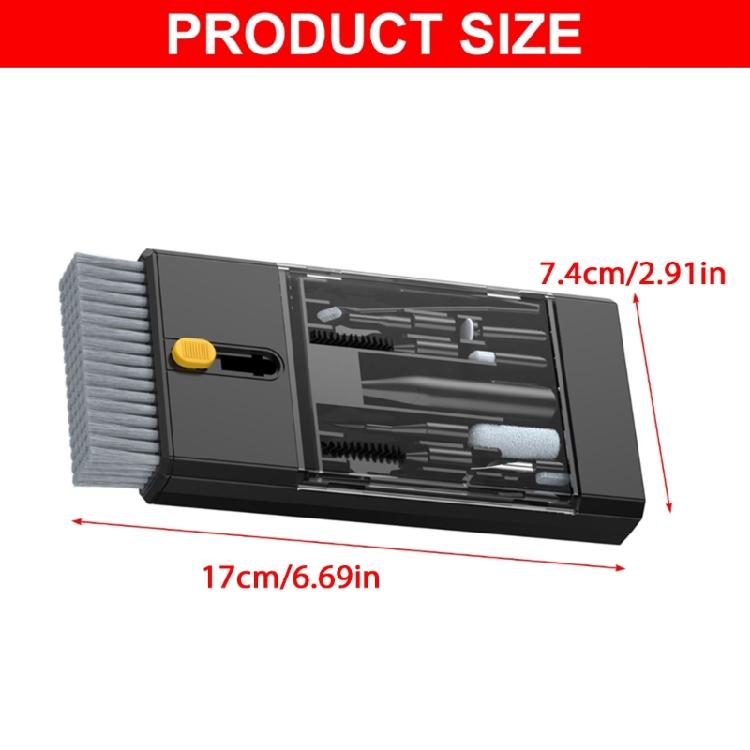 Complete Electronics Cleaning System For Earphones Keyboards Includes Stiff Bristles Brush Microfibers Wipes