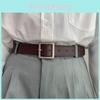 Timeless Retro Women's Belt In Black And Coffee Ideal For Everyday Wear