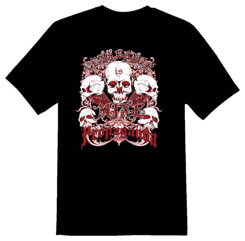 Vengeance is mine black tee shirt 140