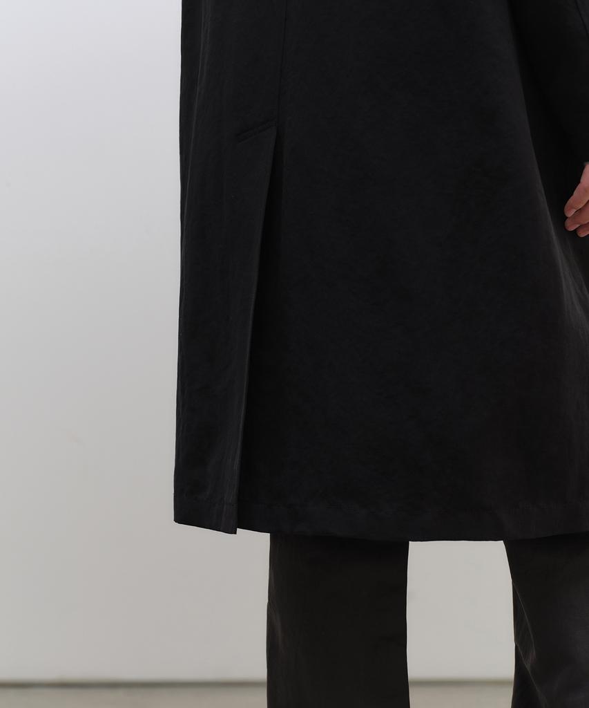 Musinsa Standard [City Workers] Karmor Single Trench Coat [Black]