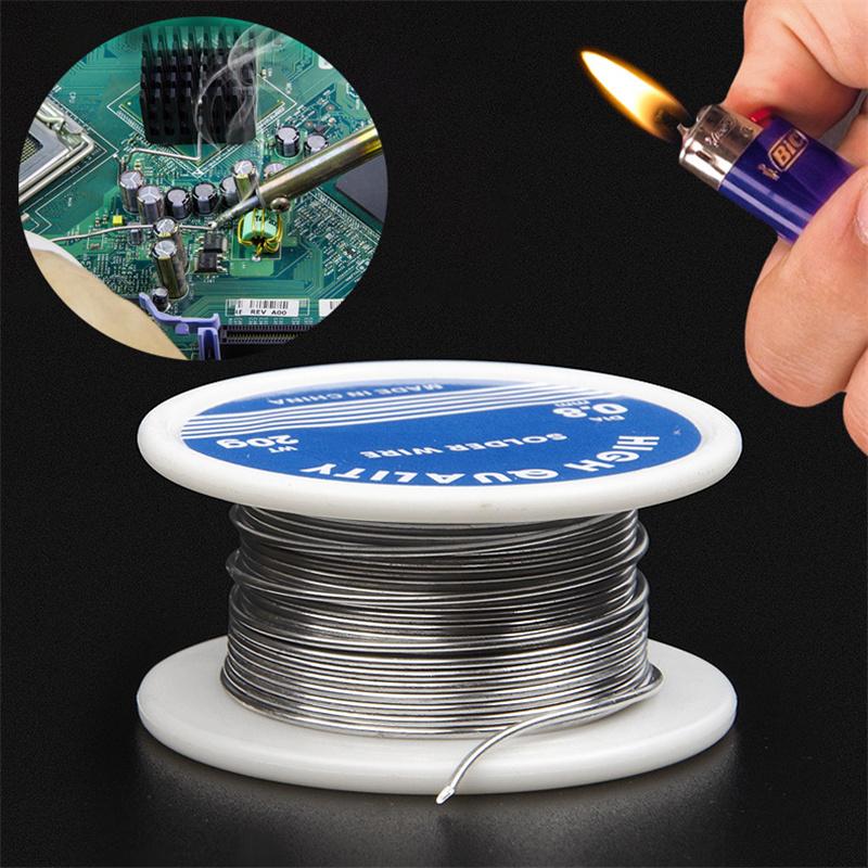 Electronic Soldering Wire Solder Wires Rosin Core Tin Multipurpose Welding Wire Flux Iron Wire Reel Household Tool