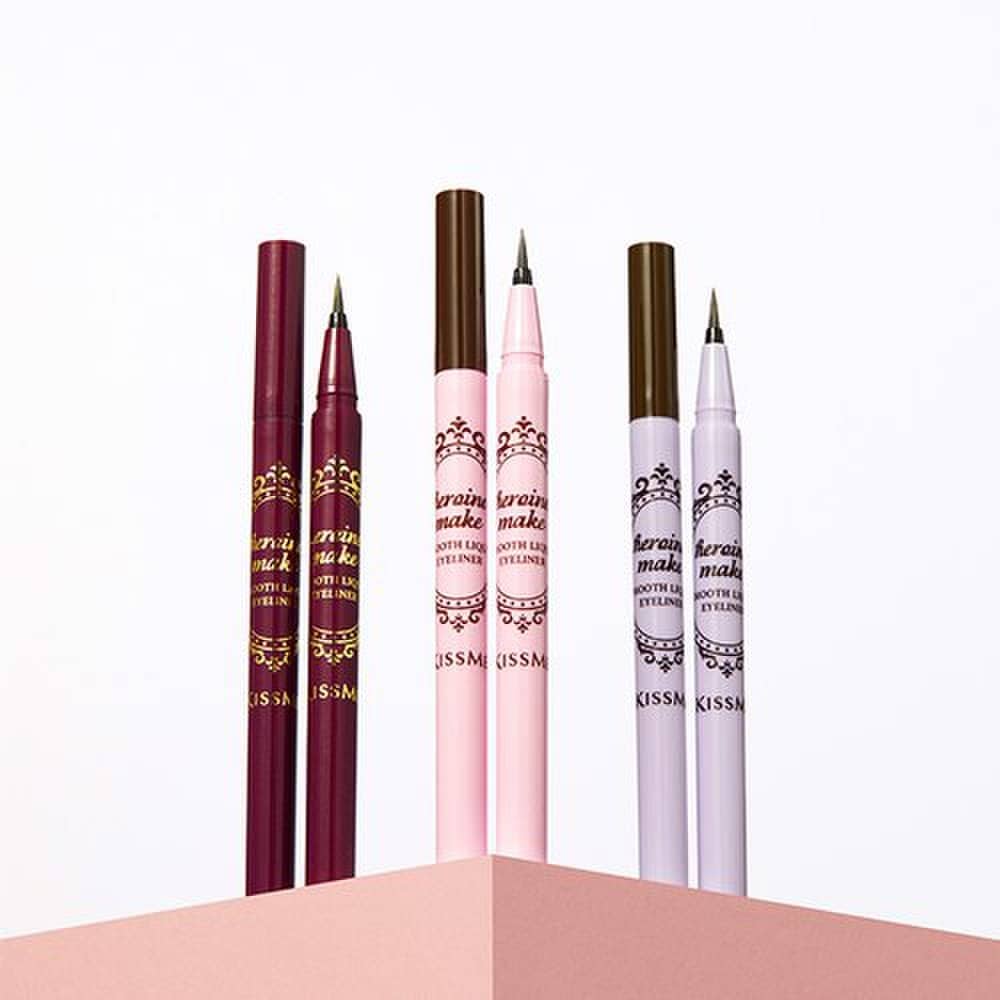 

[Kiss Me] Heroine Make Стойкая жидкая подводка для глаз 01 Deep Black