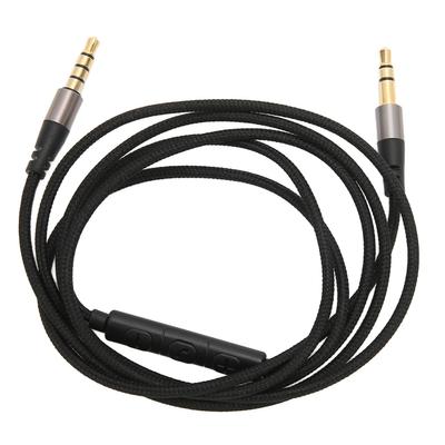 Headphone Extension Cable 3.5mm Male To Male Headphone Cord with Built In Microphone and Volume