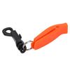 Emergency Whistle Dual Frequency Multifunctional Orange Safety Warning Whistle for Boating Fishing Camping Hiking