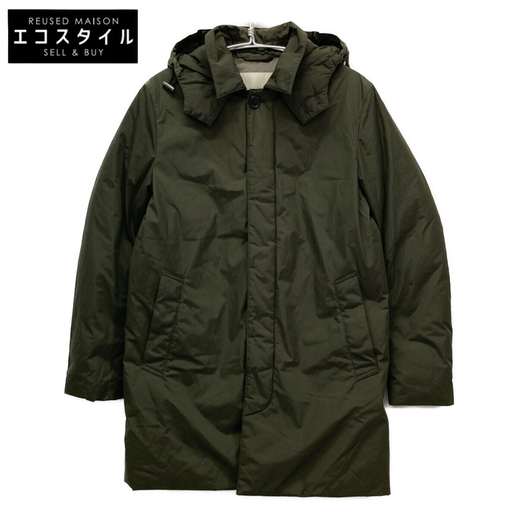 MACKINTOSH GD-026 Khaki Nylon 2-Way Down Coat Hoodie coat 38 khakiUsed
