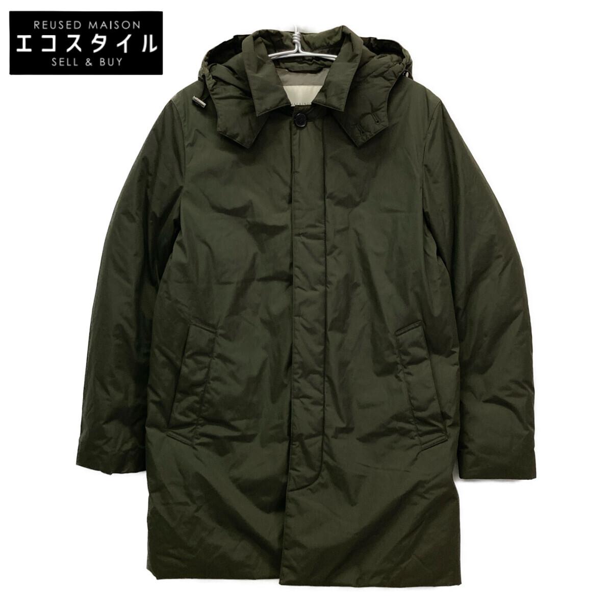 

MACKINTOSH GD-026 Khaki Nylon 2-Way Down Coat Hoodie coat 38 khakiUsed