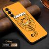 Gar-fis Cute Cartoon Cat Cool Design Phone Case For Samsung Galaxy S26 S25 S24 S23 S22 S21 Plus Ultra Note20 Soft Black
