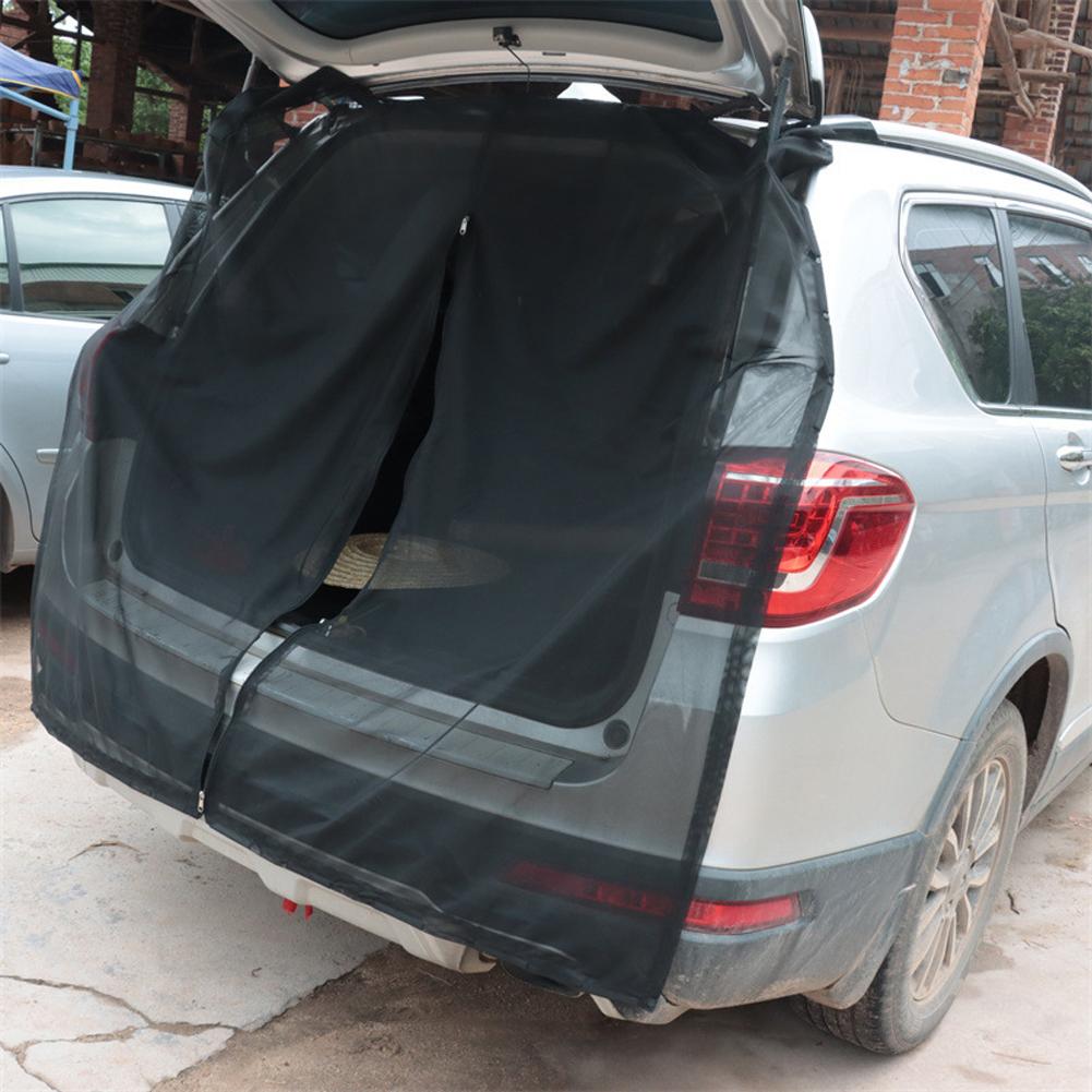 Auto Achterklep Muggennet Magnetische Gordijnen Auto Zonnescherm Scherm Net Kofferbak Ventilatiegaas voor SUV Camper Zomer Muggennet