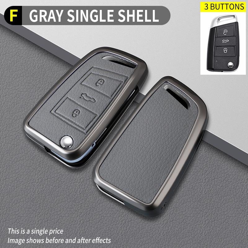 Volkswagen Model B Elephant Gray Car Key Case OPP Bag