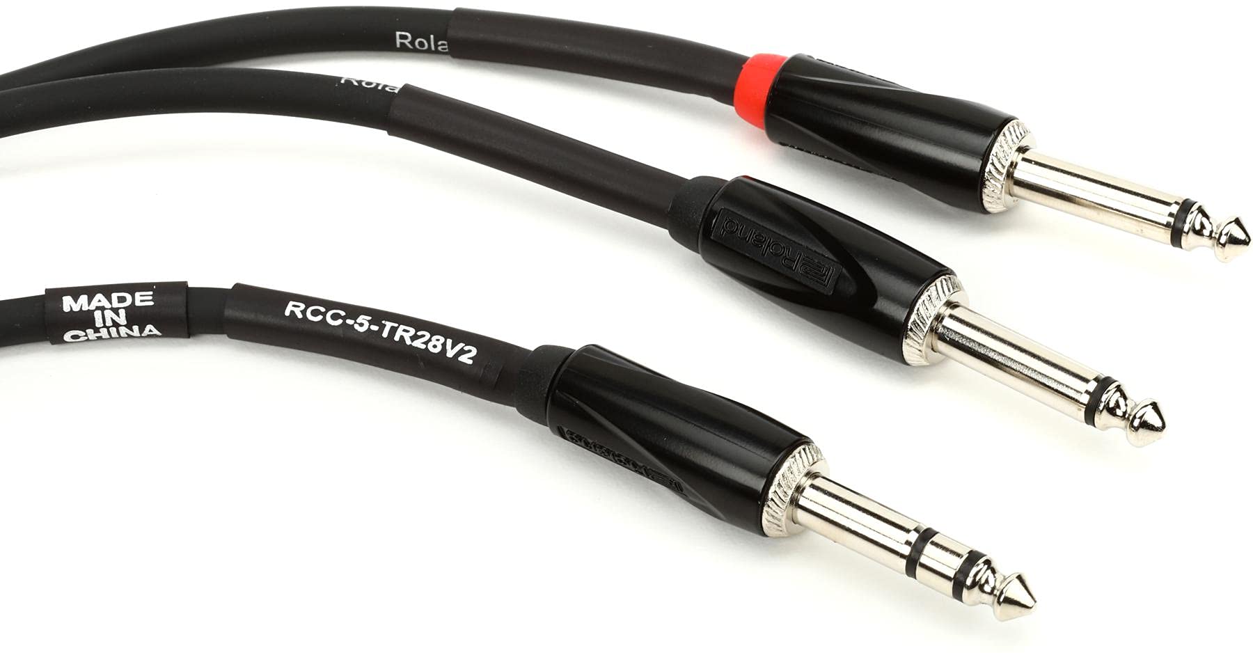 

Roland 5-футовый межблочный кабель RCC-5-TR28V2 / 1,5 м, 1/4 TRS(мужчина)-Двойной 1/4