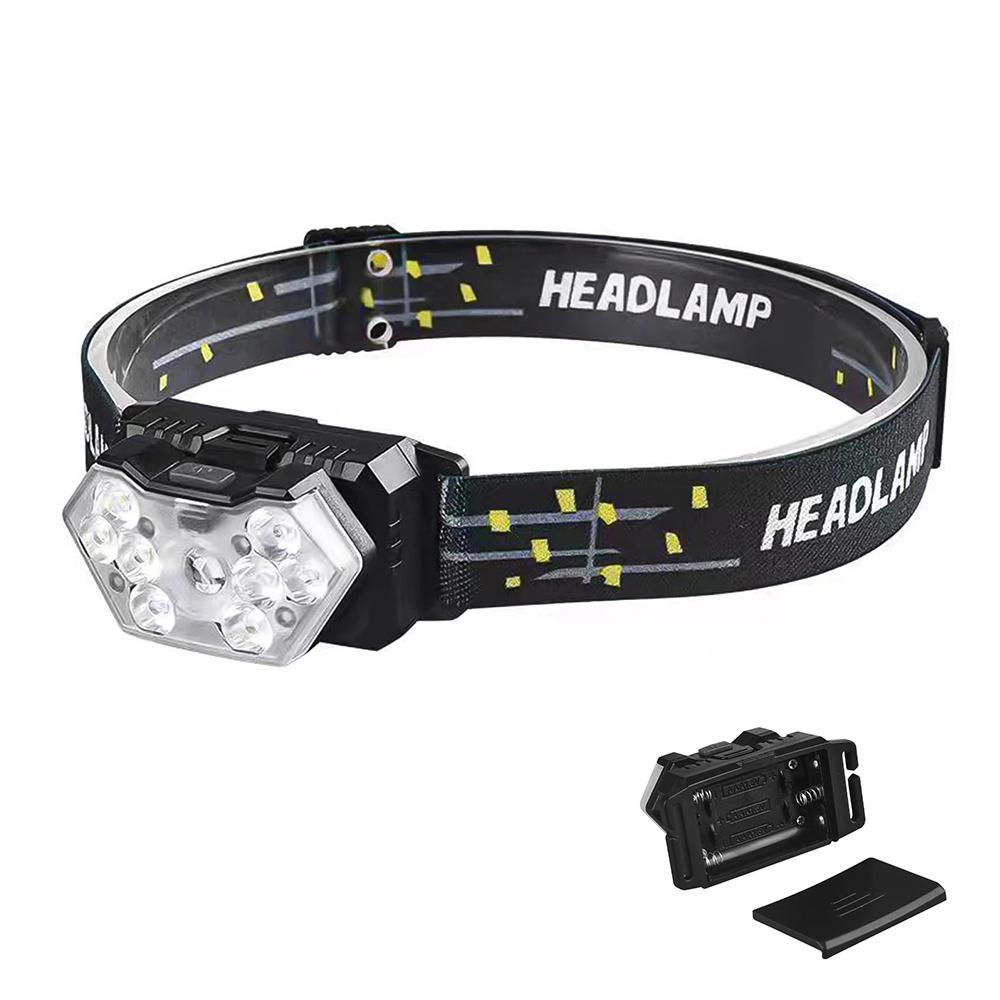 

2000LM USB перезаряжаемый датчик движения налобный фонарь 9 светодиодов мощный портативный водонепроницаемый налобный фонарь для рыбалки кемпинга уличный налобный фонарь Package B