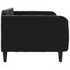 Daybed Black 100x200 cm Velvet