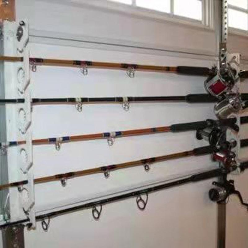 10-Ruten Angelrutenhalter Aufbewahrungsständer Horizontaler Rutenständer Angelteil