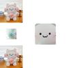 Adorable Cat Earphone Plush Toy Pillow For Kids Gift Soft Stuffed Doll In Pink And Blue Colors