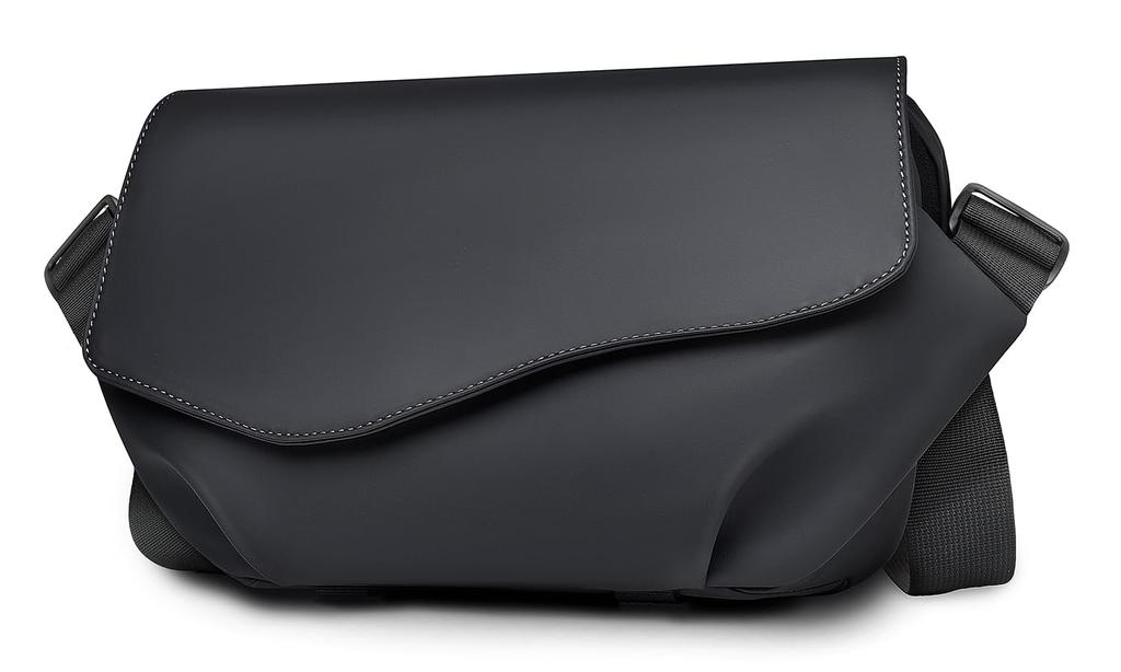 YOIIYO Shoulder Stylish and Waist Crossbody Large Perfect for and Outdoor Black Men's Bag/Body Bag Practical, Waterproof, Adjustable, 3-Way, Pouch,