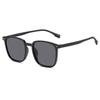 2024 Retro Tea-Colored Square Sunglasses: Unisex Trendy & Versatile Fashion Inspired by Xiaohongshu