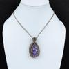 Lepidolite Pendant Copper Wire Wrapped Gemstone Pendant Lepidolite Jewelry Handmade Pendant Copper Jewelry Pendant For Mom Engagement Gifts