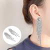 Mädchen Silber Hängeohrringe 3 Paare Quastenohrringe für Damen Schmuck