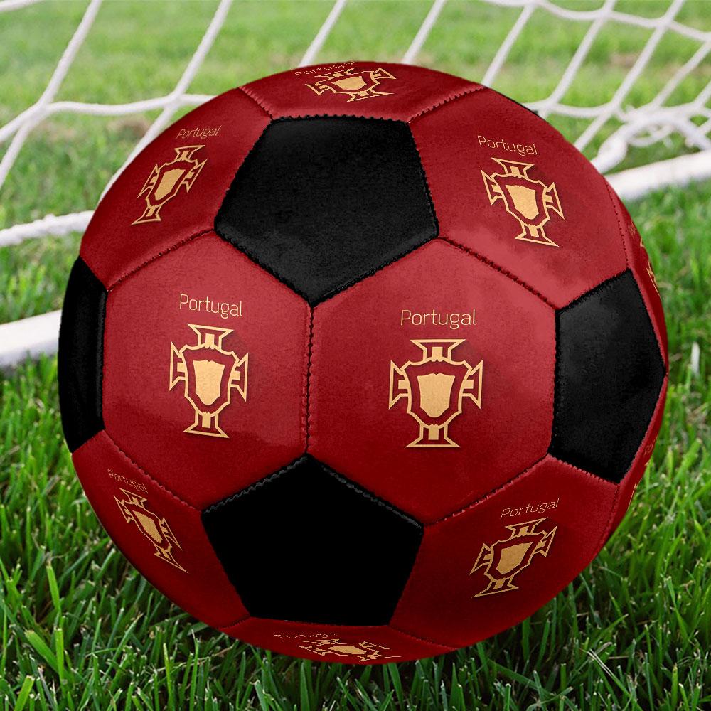 1pc Portugal National Football Team Soccer Ball Size 5 Indoor Soccer Ball Fashion Colorful Backyard Game - Great For Sports Fans Gift HE52