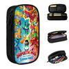 SuperThings Cartoon Pencil Case Kazoom Power Kindergarten Pencilcases Pen Holder for Girl Boy Big Capacity Bag School Supplies