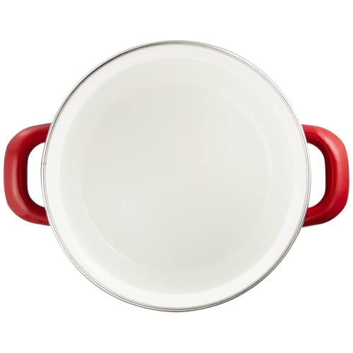 PEARL METAL Cook Pot, Enamel, Deep, 12cm, Red, Crasso, HB-5068