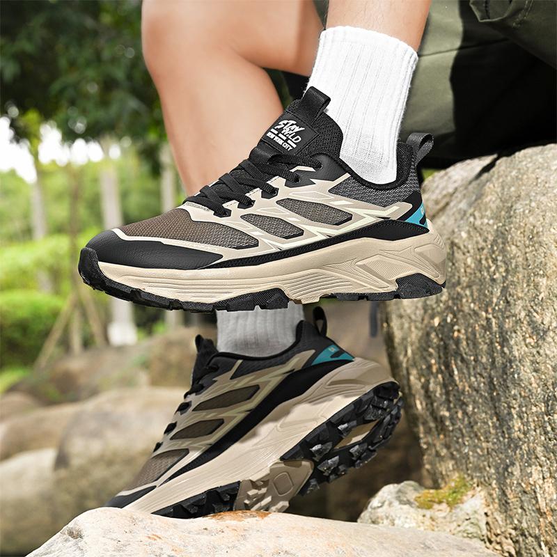 Men's comfortable four season casual outdoor sneakers breathable speed runing shoes wear-resistant soft-sole racing sports shoes