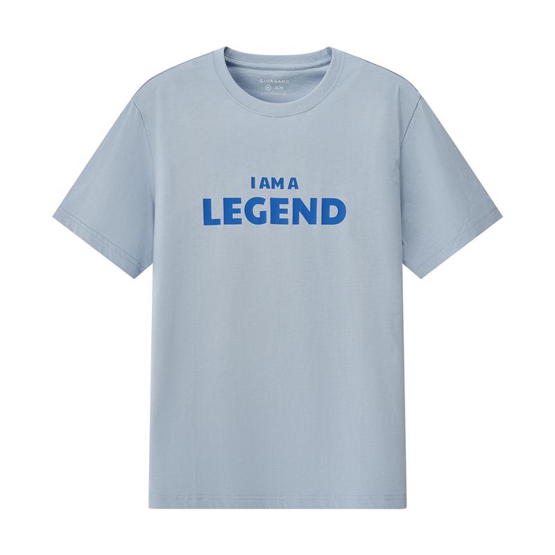 Giordano Men's Cotton Short Sleeve Print Tee