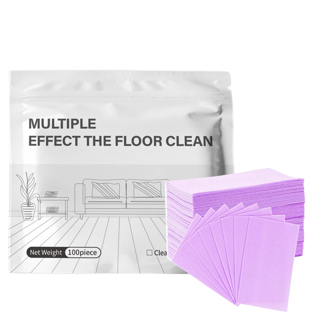 Multipurpose Floor Cleaning Sheets for Home Use Gentle Formula Deep Cleansing Deodorizing and Brightening Suitable for Various Surfaces 60pcs
