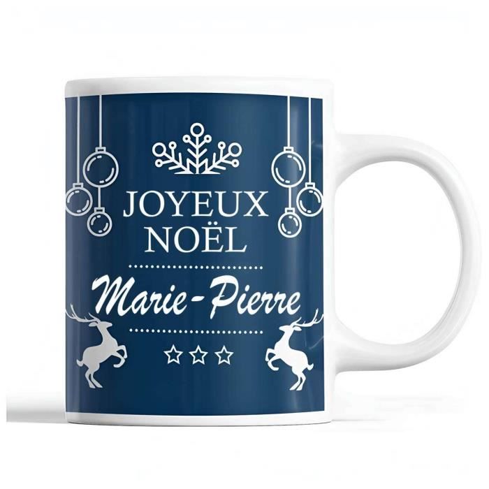 Mug - Noël Marie-Pierre - Ceramic - Printed Front/Back - 325 Ml - Secret Santa Gift