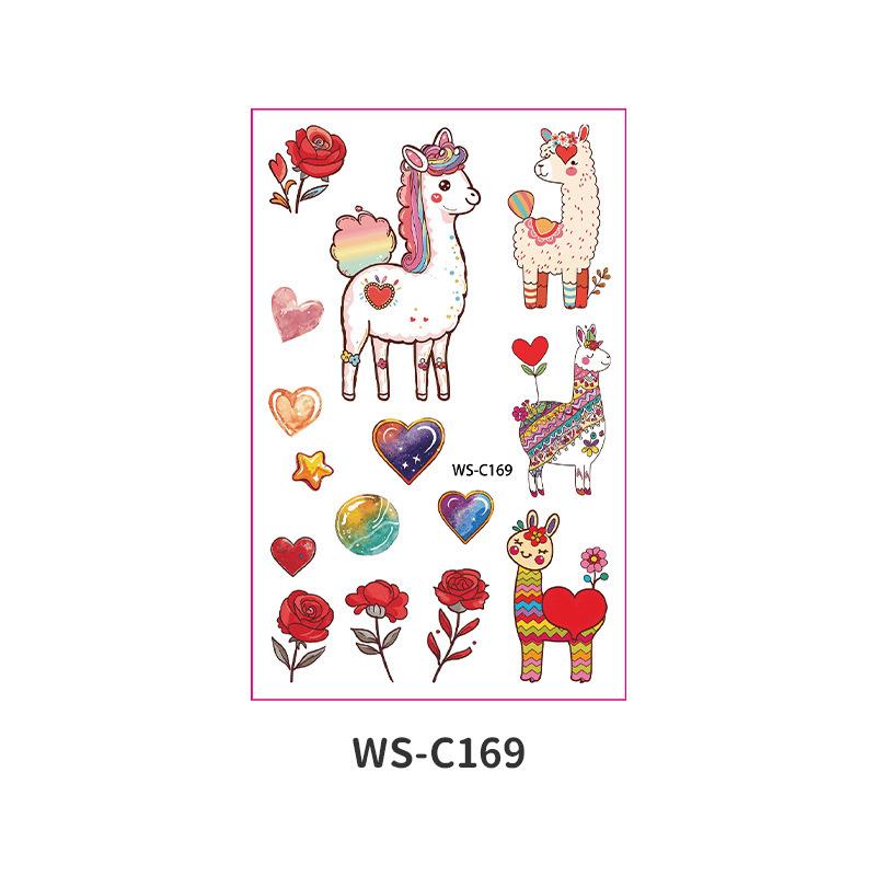 Cross Border Children's Cartoon Tattoo Stickers Space Dinosaur Boy Girl Cute Temporary Waterproof