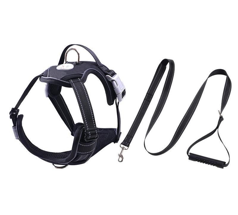 Reflective Dog Vest Strap OEM ODM Supplier Medium Large Pet Explosion-proof Chest Back Traction Rope Fashion Design