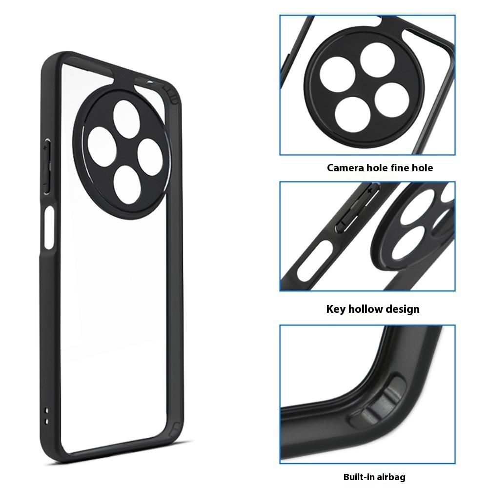 Für Xiaomi Poco C75 4G/Redmi 14R 5G/14C 4G Hülle Stoßfest PC+TPU Transparent Rückseite Handyhülle