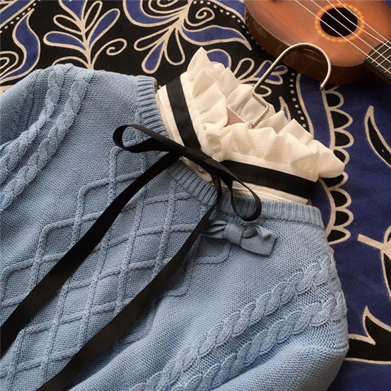 White Chiffon False Collar Shirts Woman Bow Tie Women Fake Collar Detachable Collars For Women Sweater Nep Kraagje Half Shirt