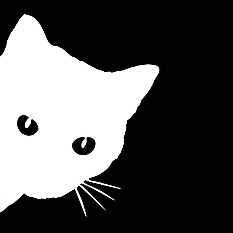 Kitten Pattern Stickers for Car, Motorcycle, Computer, Wall - 12x15cm
