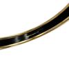 Hermes ROUGE Emaille PM Bangle Bracelet Gold Women Storage Box Used