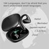Translatable Bluetooth Headset 144 Languages Real-time Translation Headset Intelligent Voice Translation Earbuds Wireless Translation Headset