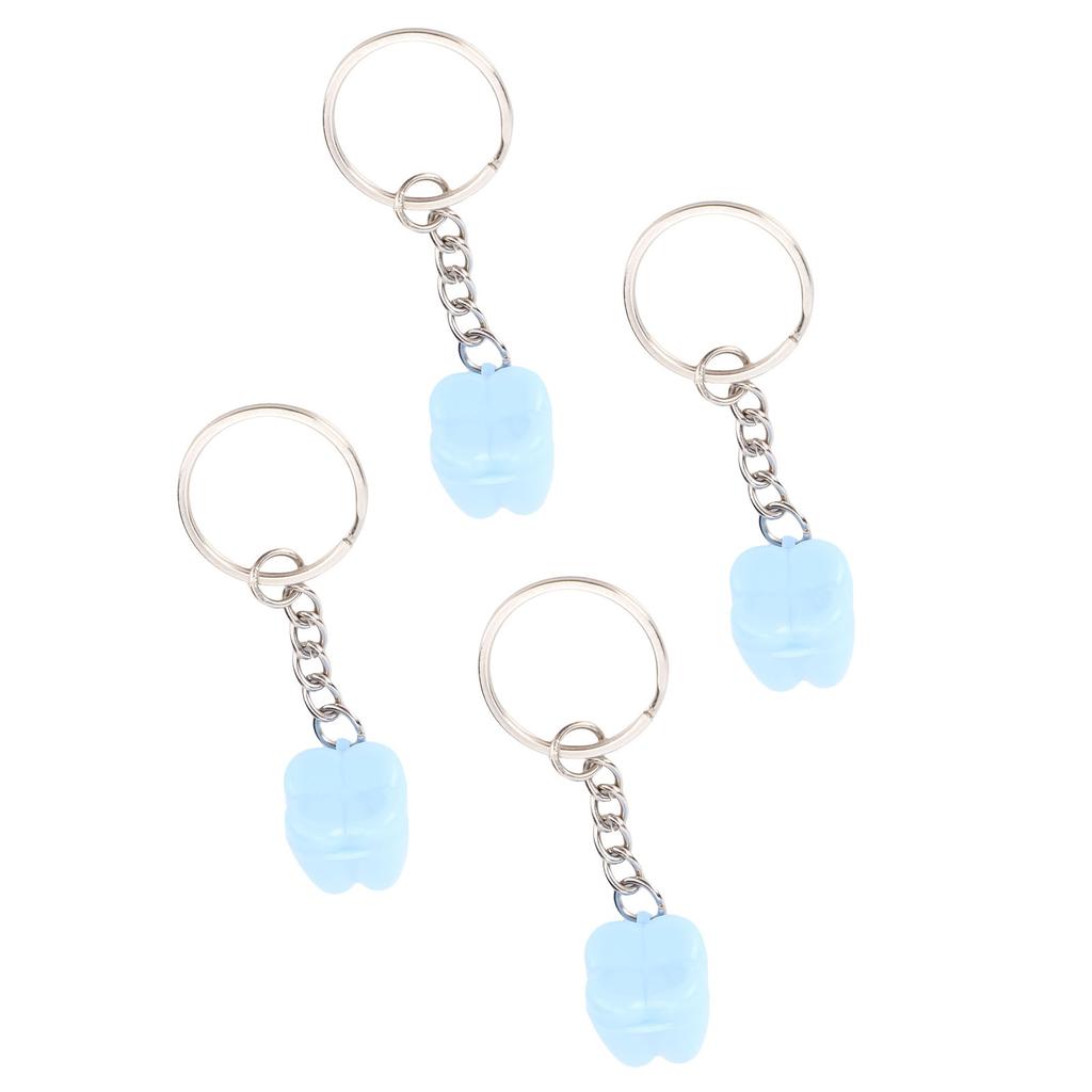 20pcs Baby Teeth Box Keychain Tooth Case Portable Milk Teeth Holder for Kids