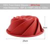 3D Groove Cake Moulds Large Spiral Spiral Bread Grades Silicone Silicone Moulds Cake Baking Tool Baking Tool High Temperature Device High Temperature