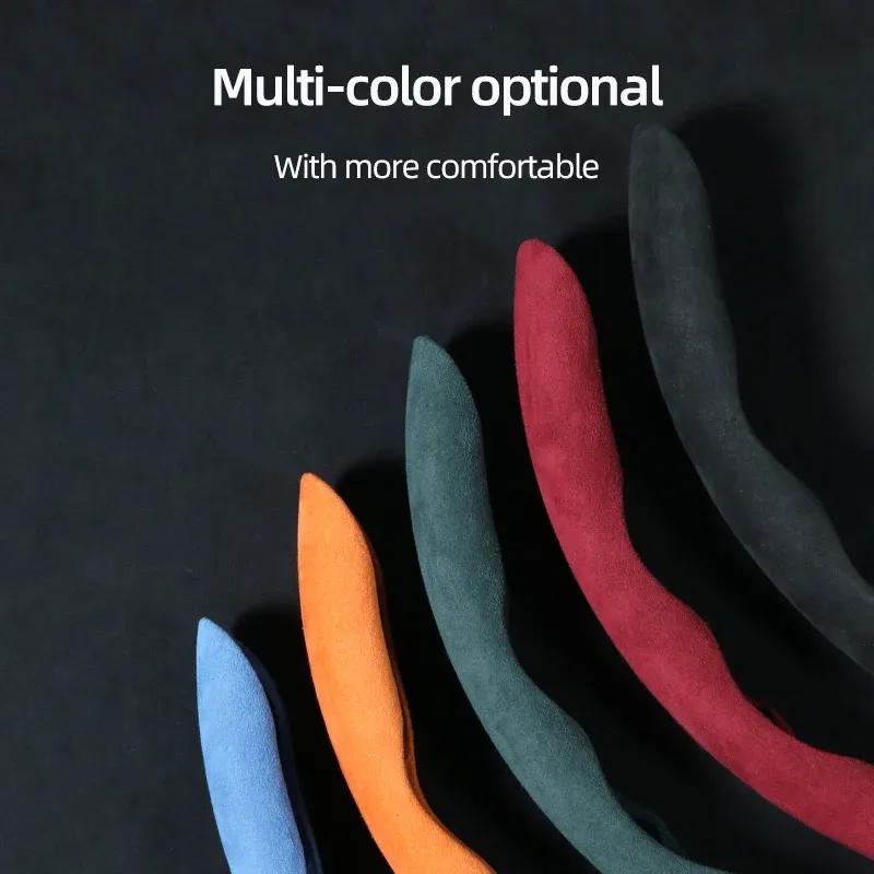 For BMW E60 E70 E71 X5 X6 G20 G22 G07 i4 G29 X3 F30 F31 F35 F34 Made of Alcantara Warp Car Steering Wheel Cover 38cm Accessories
