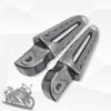 1 Pair Motorcycle Foot Pedals Aluminum Alloy Folding Foot Pedals Footrests Foot Pegs For VARIO160 For CLICK150/160 Parts