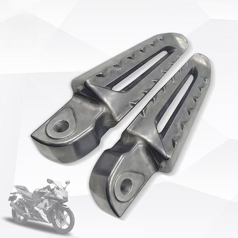1 Pair Motorcycle Foot Pedals Aluminum Alloy Folding Foot Pedals Footrests Foot Pegs For VARIO160 For CLICK150/160 Parts