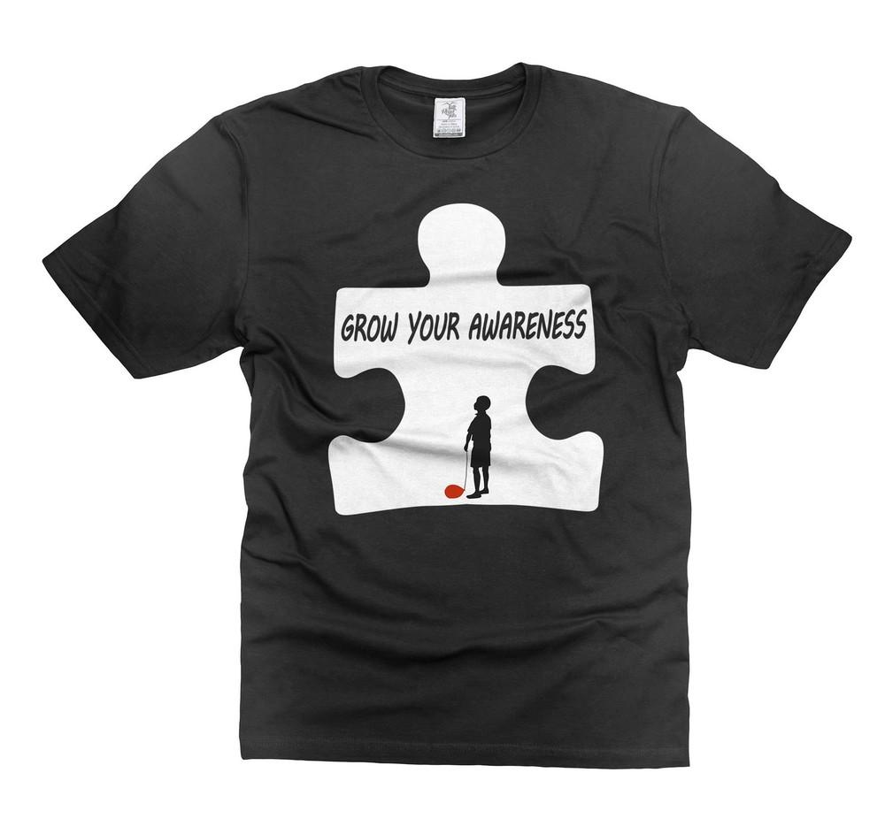 Футболка «Расширяй свою осведомленность» Футболка «Аутизм Пазл» Футболка «День осведомленности» Футболка «Аутизм» Унисекс Футболка XXL