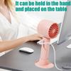1Pc Portable Hand Fan Air Fan Cooler Outdoor Electric Fan Portable Air Conditioner Mini Cooler Cooling USB Rechargeable Cold Fan