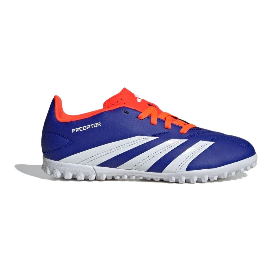 adidas Predator Club Comfortable Lightweight Non-Slip Durable Lightweight Low-Top Kids Soccer Shoes Kids Soccer Shoes Blue White ID3428