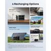 Portable Power Station 1024Wh 2000W Solar Generator LiFePO4 Battery Fast Charging for Camping UPS Emergency