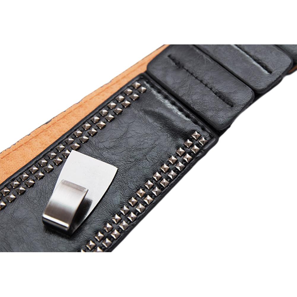 Women Girls Fashion Elegant Elastic Stretch Widen Band Rivet Oblique Lap Waist Belt Corset