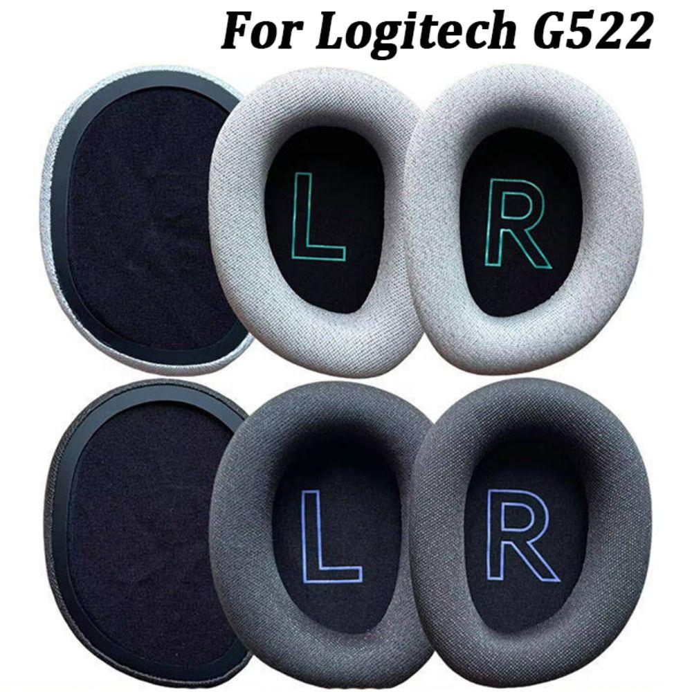 1Pair Replacement Ear Pads Repair Parts Ear Cushion for Logitech G522 Gaming Headphones Accessories